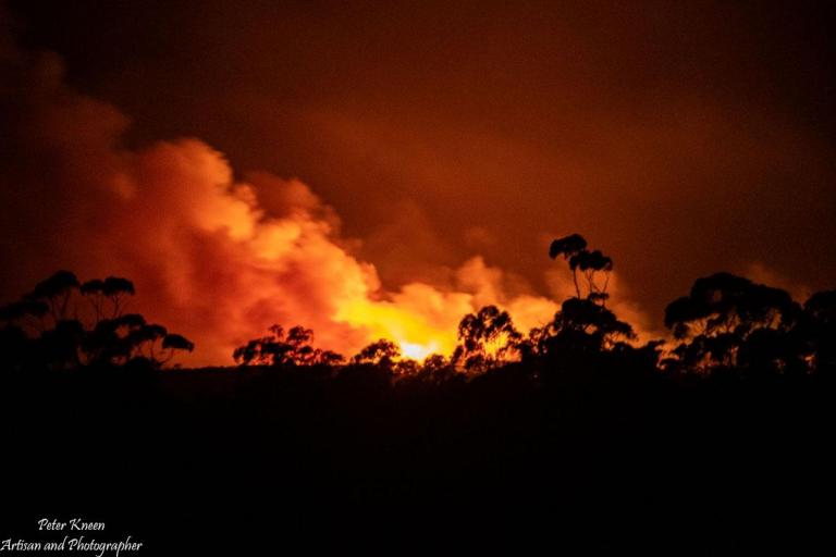 Backburning Efforts to stop the Currowan (Morton) Fire - Feb 2020