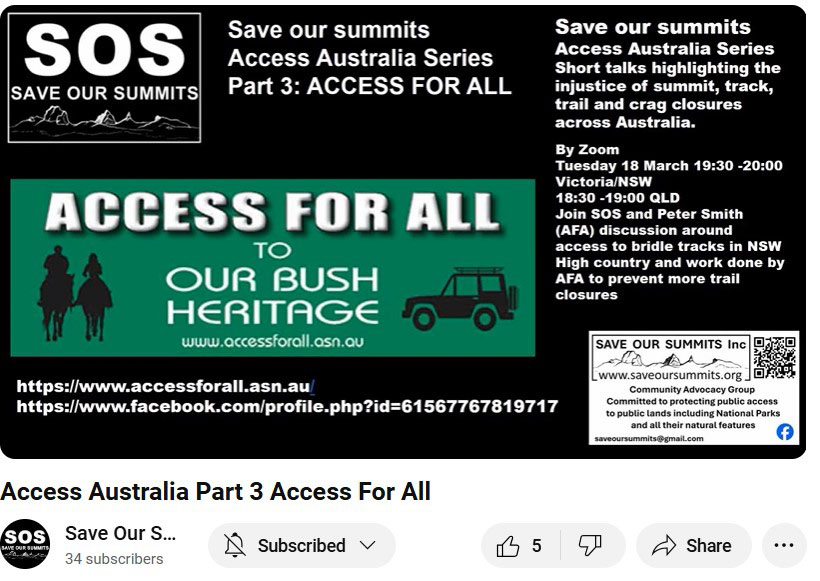 Meeting Between SOS and AFA with Peter Smith